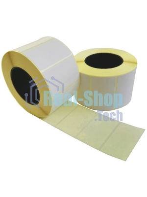 Термоэтикетки Cactus Top CS-TT43251000 сег.:43x25мм самоклей. д.вн.рул.80мм д.вт.40мм 1000шт/рул белый