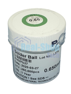 Шары для реболлинга 0,65 мм 250 тыс. штук