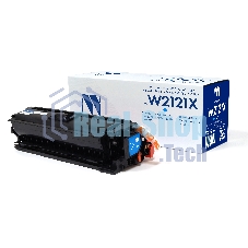 Картридж лазерный NVPrint совместимый NV-W2121X Голубой для HP Color LaserJet M555X/M555dn/M554dn/M578z/M578f/M578dn/M578c (10000k)