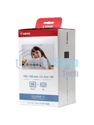 Набор для печати Canon KP-108IN 3115B001 10x15/108л./белый для сублимационных принтеров