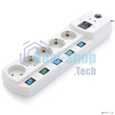 Сетевой фильтр Most EHV 5 м (5 розеток) белый (коробка)