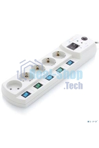 Сетевой фильтр Most EHV 5 м (5 розеток) белый (коробка)