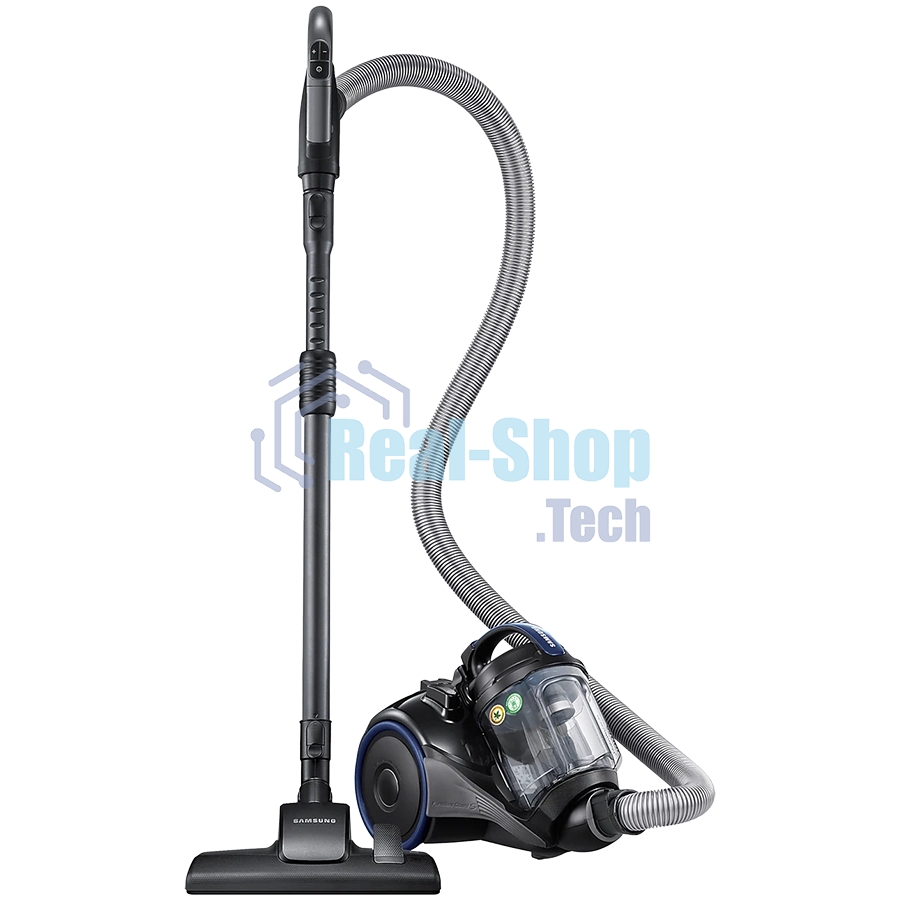 Пылесос Samsung VC15K4136HB/EV черный/синий, 390/1500 Вт, уборка сухая, пылесборник контейнер 1.3 л