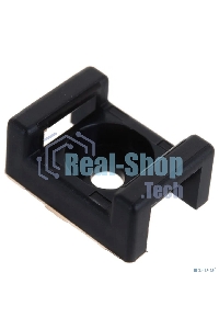 Площадка для крепления стяжки Rexant 16х22.2мм черный (уп.100шт)