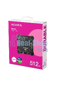 Внешний SSD ADATA SD620, 512 Gb, USB 3.2 Gen 2 Type-A, R/W 520/460, черный
