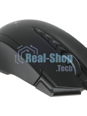 Мышь проводная A4Tech X89 черный, 2400 dpi, USB, кнопки - 8