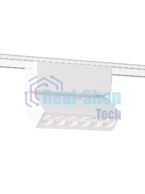 Светильник трековый светодиодный GV1468 WH белый IP20 6W 4200K 48V 24° 122*26*80