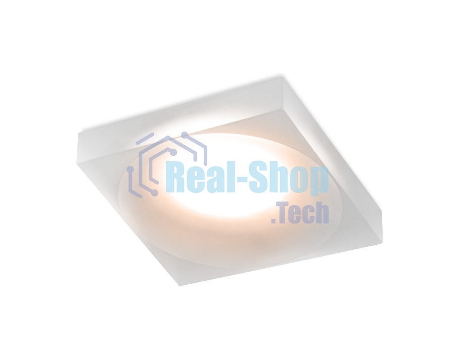 Светильник Ambrella light TN136 WH/FR белый/матовый GU5.3 80*80*32