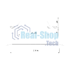 9923 LED / Светильник встраиваемый 9923 LED 20W 4200K белый/черный