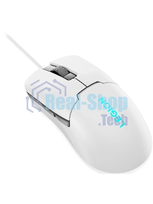 Мышь проводная Lenovo Legion M300s белый, 8000 dpi, USB, кнопки - 6