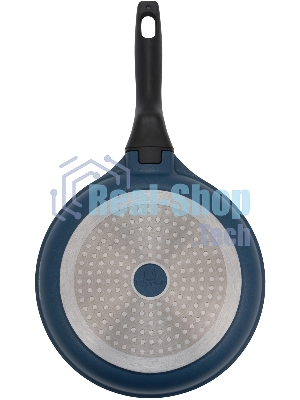 Сковорода Rondell Del mar RDA-1848 круглая 26см покрытие: Xylan Plus ручка съемная (без крышки) синий