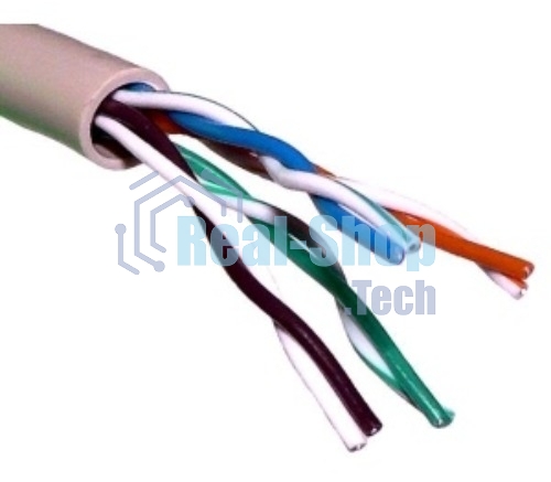 Кабель сетевой FTP cat 5E 305m solid (AWG26),0.50мм,CCA alloy cat5E 305м стандартный (PN-631962)