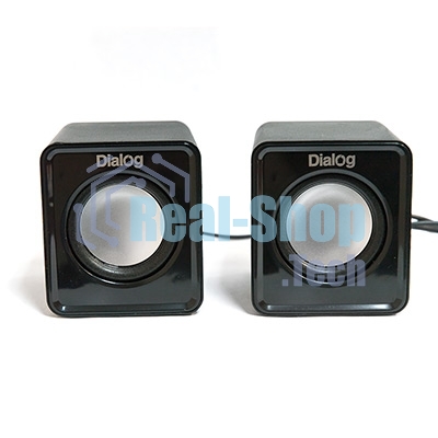 Акустическая система Dialog Colibri AC-02UP черный акустические колонки 2.0, 5W RMS, питание от USB