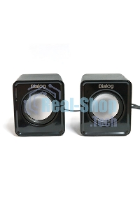 Акустическая система Dialog Colibri AC-02UP черный акустические колонки 2.0, 5W RMS, питание от USB