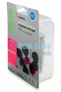 Картридж струйный Cactus CS-C4912 №82 пурпурный (72 мл) для HP Design Jet 500/800C