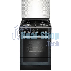 Плита газовая Gefest ПГ 6300-02 0046 черный, конфорок 4 шт, духовка 52 л, 60 см x 85 см x 60 см
