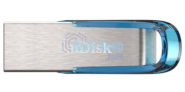Флешка USB 128Gb SanDisk CZ73 Ultra Flair, USB 3.0, Tropical синий