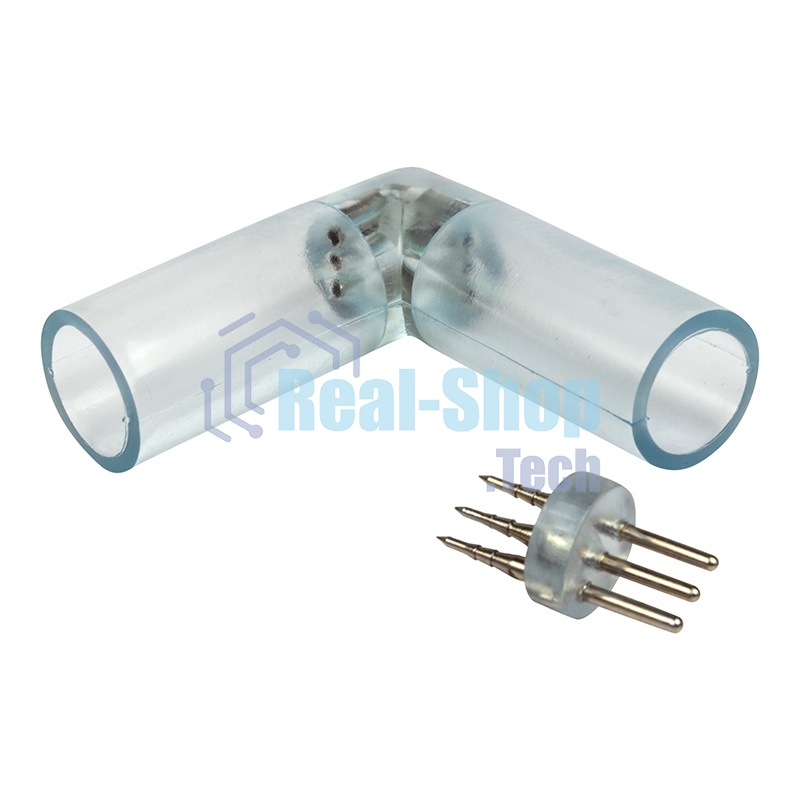 Коннектор L для трехжильного дюралайта Neon-night ∅13мм (цена за 1 шт.)