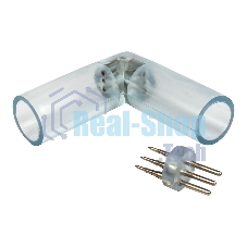 Коннектор L для трехжильного дюралайта Neon-night ∅13мм (цена за 1 шт.)