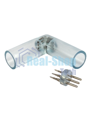 Коннектор L для трехжильного дюралайта Neon-night ∅13мм (цена за 1 шт.)