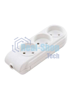 Колодка удлинителя 3-м без заземл. защ. шторки Makel N3010000