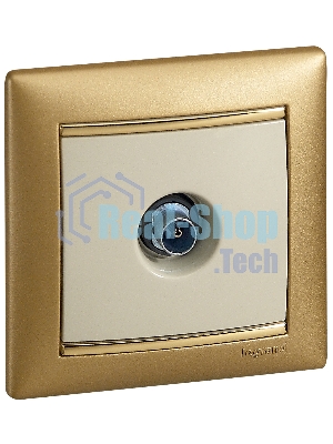 Розетка телевизионная Legrand 774329 TV Valena звезда 1,5Дб 2400МГц (слоновая кость)