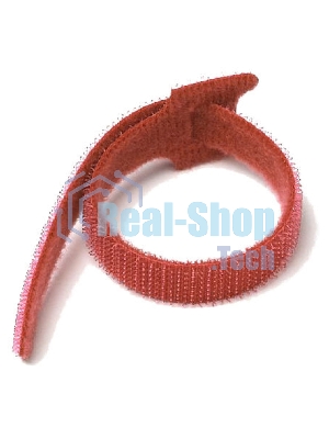 Хомут-липучка 135 мм, 20 шт., красный