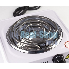 Плита настольная электрическая Galaxy Line GL 3003, белый, электрическая, 1000 Вт