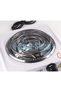 Плита настольная электрическая Galaxy Line GL 3003, белый, электрическая, 1000 Вт