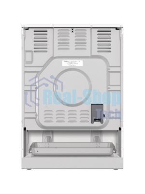 Плита электрическая Gorenje GEC6C40WD белый, конфорок 4 электрических, духовка 71 л, 60 см x 85 см x 60 см