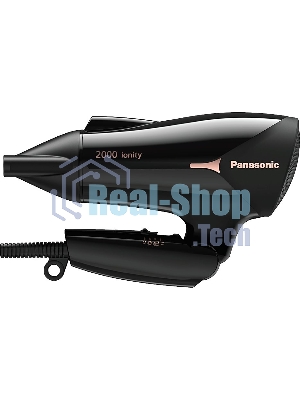 Фен Panasonic EH-NE66-K865 черный, 2000 Вт, ионизация, компактный