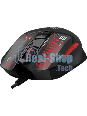 Мышь проводная A4Tech Bloody W60 Max Mini черный, 12000 dpi, USB, кнопки - 9