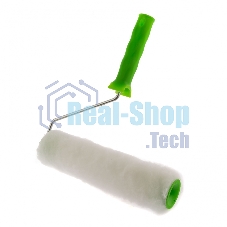 Валик Сибртех Искусственный мех с ручкой, 250 мм,ворс 15 мм, D 48 мм, D руч. 6 мм, полиэстер