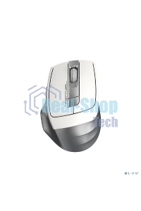 Мышь беспроводная A4Tech Fstyler FG35 серебристый/белый, 2000 dpi, радиоканал, USB, кнопки - 6