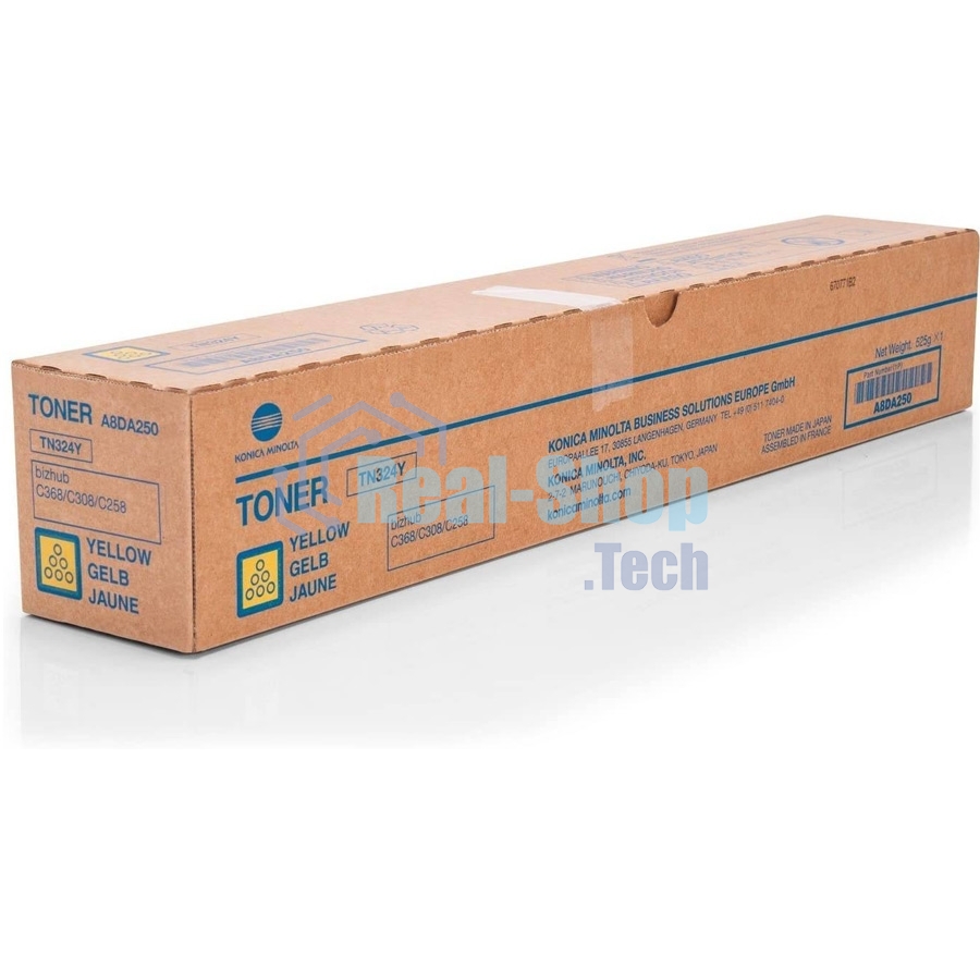Тонер-картридж Konica-Minolta bizhub C308/C368 желтый TN-324Y