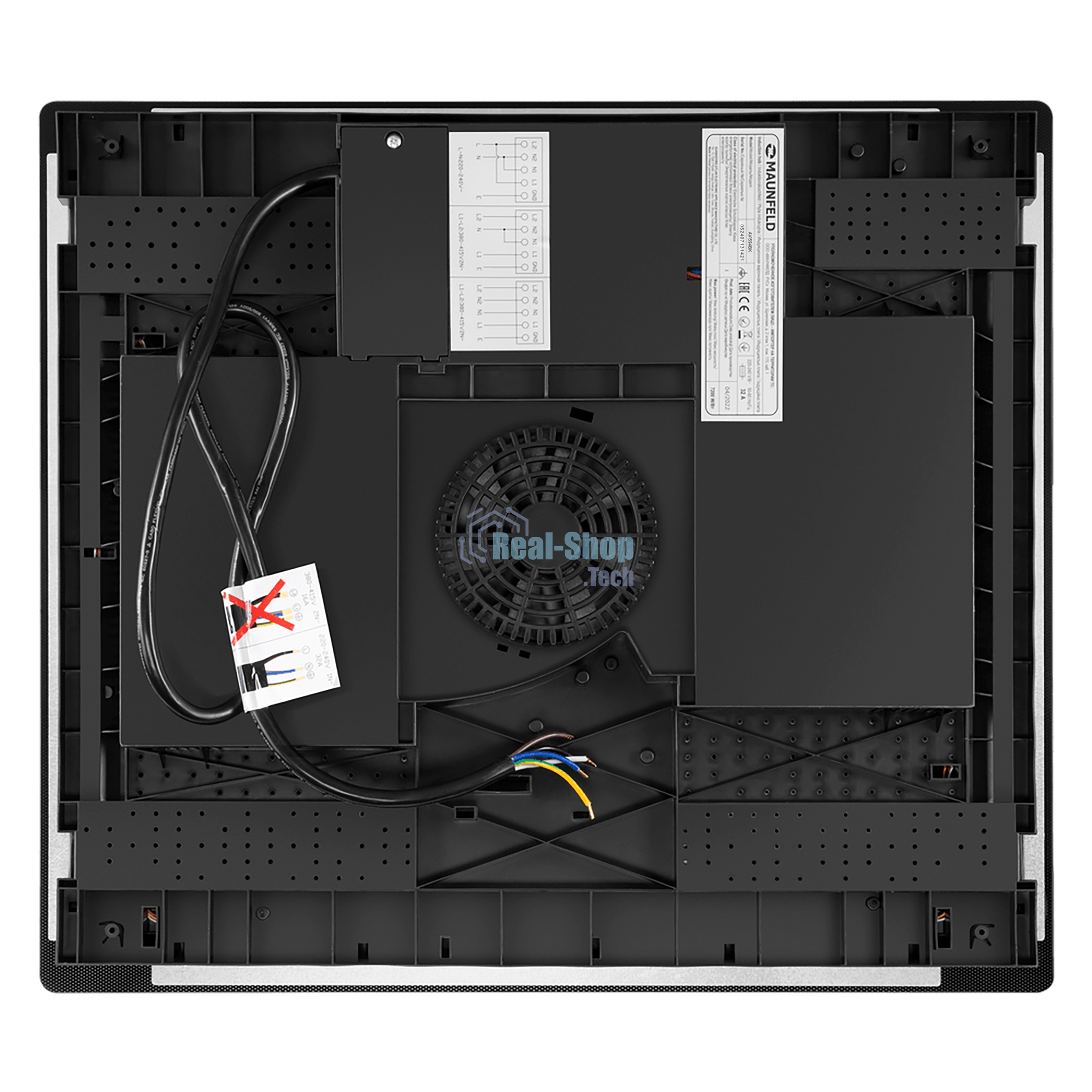 Индукционная варочная панель Maunfeld AVI594BK 7200 Вт, черный