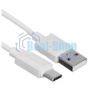 Кабель USB 2.0 HOCO X13, AM/Type-C M, белый, 1м