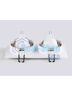 Светильник встраиваемый Ambrella light TN102733/2 WH/GD белый/золото GU5.3 175*92*23