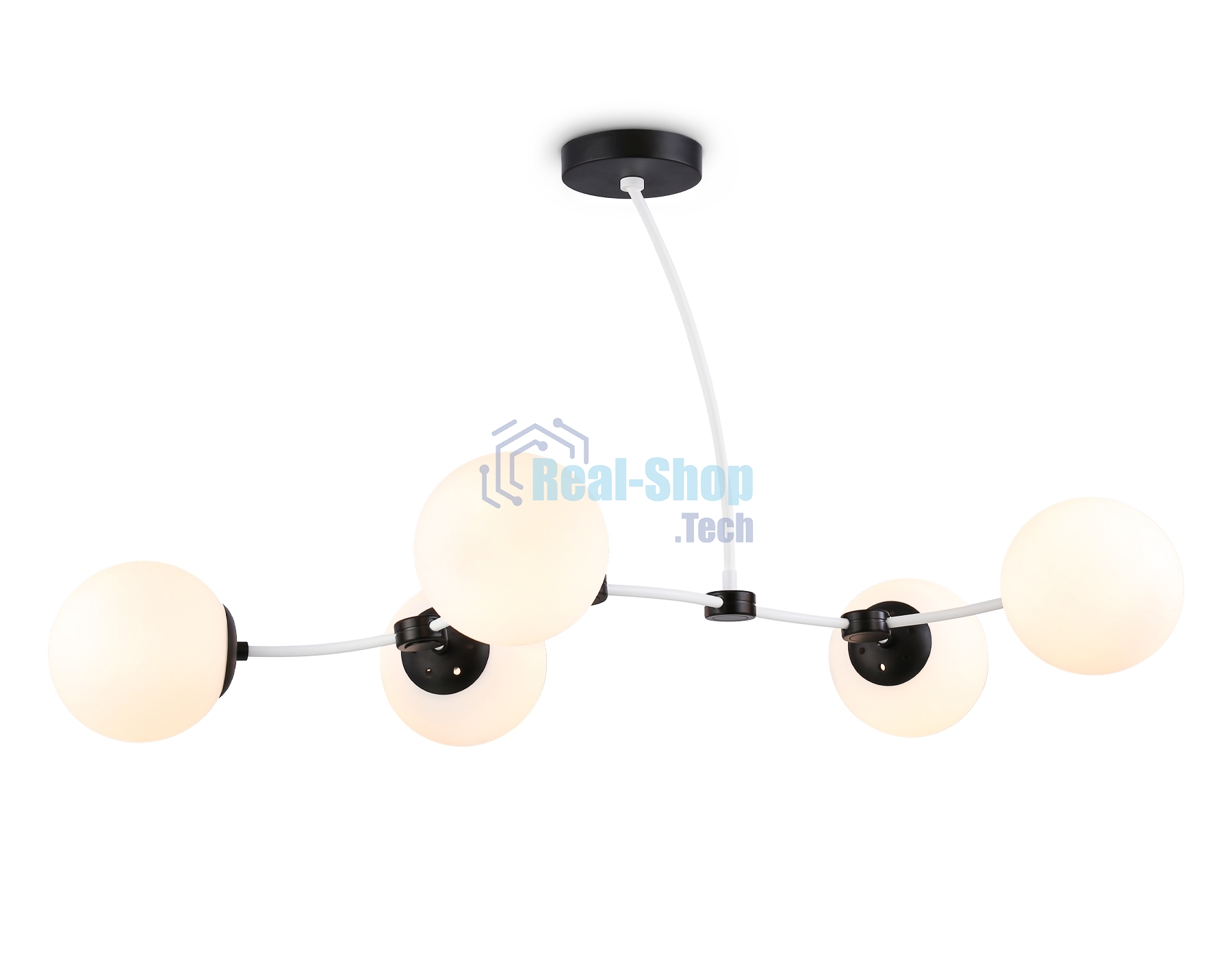 Светитльник Ambrella Light TR2546/5 WH/BK белый/черный E27/5 max 60W 950*600*450