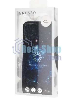 Чехол (клип-кейс) Gresso Meridian, для iPhone 13, черный gr17aaae8891