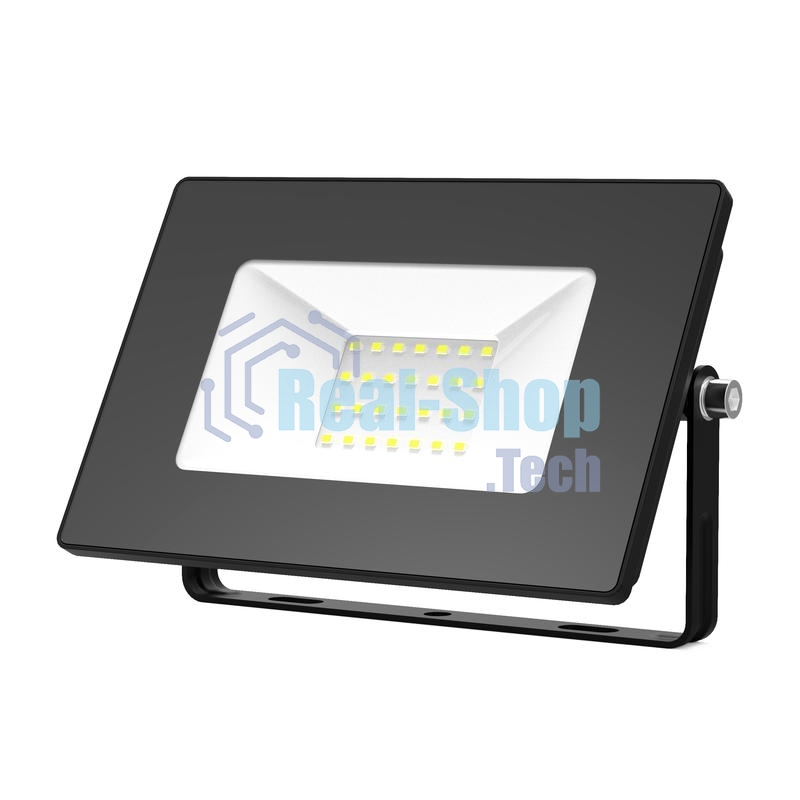 Прожектор светодиодный Gauss Elementary 30Вт 2100лм IP65 6500К черный ПРОМО