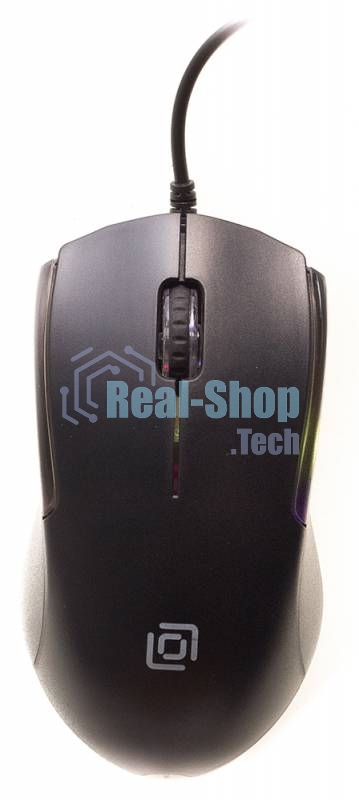 Мышь проводная Oklick 245M черный, 1000 dpi, USB, кнопки - 3