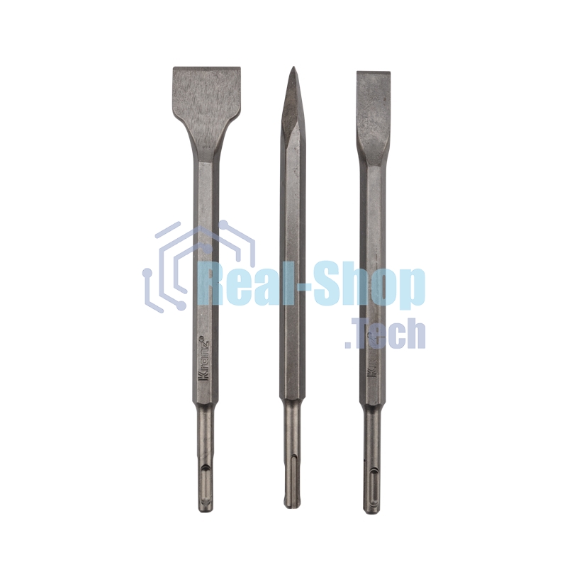 Набор зубил для перфоратора Kranz SDS PLUS, 3 предмета