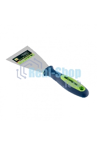 Шпательная лопатка из нержавеющей стали Сибртех, 80 мм, 2-комп. ручка