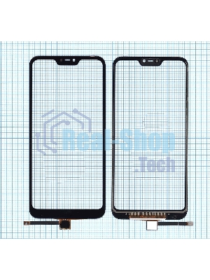 Сенсорное стекло (тачскрин) для Xiaomi Redmi 6 Pro/Mi A2 Lite, черное