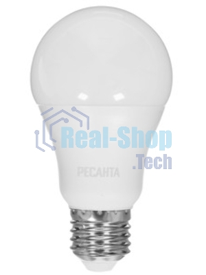 Лампа светодиодная Ресанта LL-R-A60-13W-230-4K-E27 груша, 13 Вт, нейтр., Е27