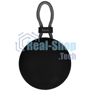 Портативная колонка круглая HOCO BS60, черный