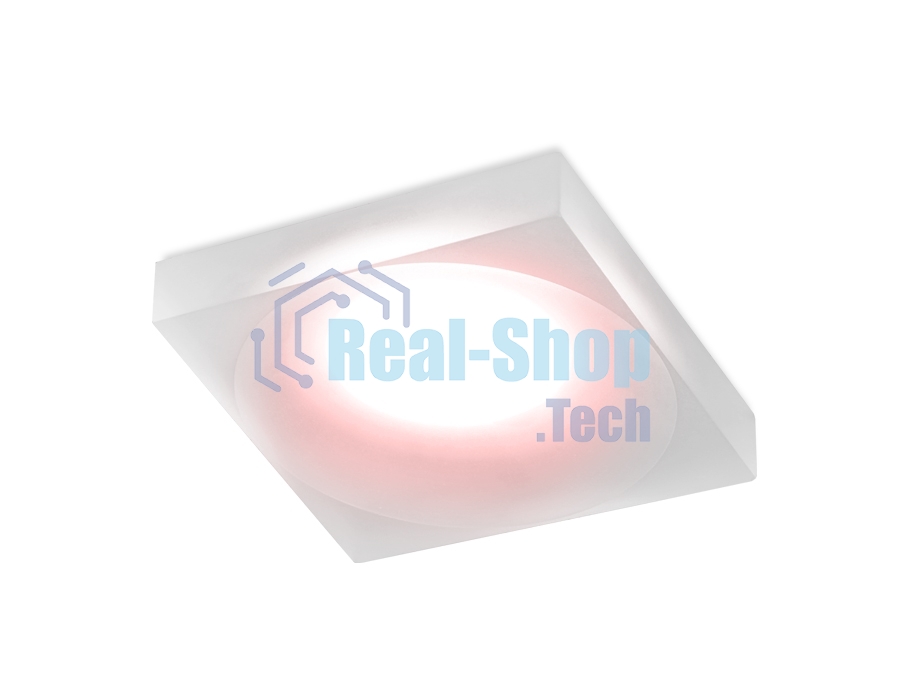 Светильник Ambrella light TN136 WH/FR белый/матовый GU5.3 80*80*32