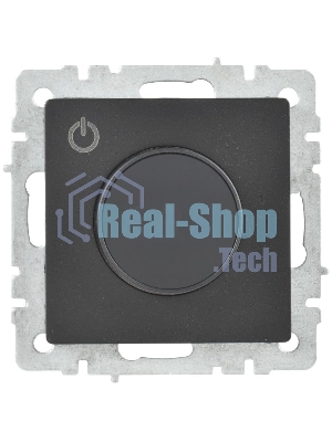 Термостат электронный с индикацией BRITE СП IP20 ТС10-1-БрЧ черный IEK BR-RT11-K02