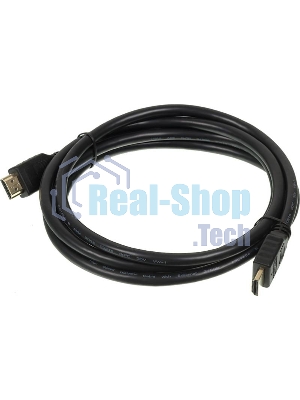 Кабель аудио-видео Buro 2.0 HDMI (m)/HDMI (m) 2м. позолоченные контакты черный